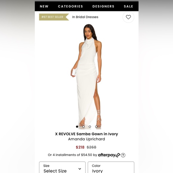 X REVOLVE SAMBA GOWN IN IVORY - XS - Picture 2 of 2
